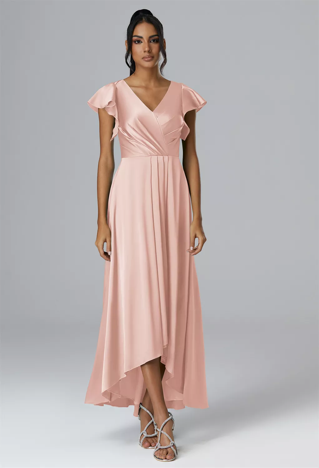 AW Sapota Pearl Pink  Wedding Guest Dresses